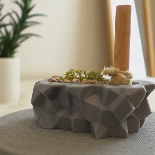 Rock Faces Aroma Diffuser 3D model