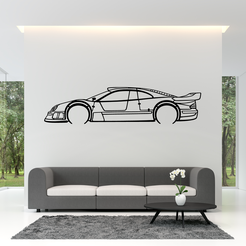 CLK-GTR-2.png Mercedes AMG CLK GTR 2D Art/ Silhouette