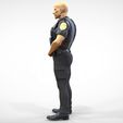 P1-1.8.jpg N1 American Police Officer Miniature Updated Pose 3D print model
