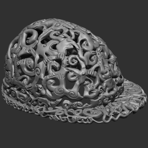 LSD Cap - 3D model önizlemesi