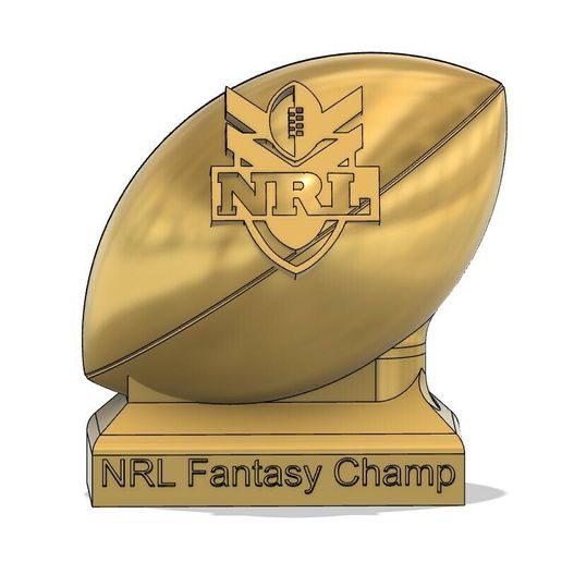 NRL Trophy 3D model