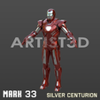 Patrion-Iron-Man33.png Iron Man Mark 33 "SILVER CENTURION" cosplay full suit