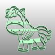 uni ponny.jpg Archivo STL unicorn cookie cutter unicornios・Diseño de impresora 3D para descargar