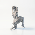 Sexy-Cheerleader_Photo3.png Athletic Cheerleader Figurine Female Figure 3D Printable