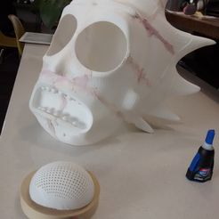 8.jpg Fichier STL Le masque de Rick Sanchez de Rick & Morty・Objet imprimable en 3D à télécharger