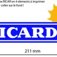 RICARD-COTES.jpg RICARD , Logo Lumineux, Lighting Led, Name Sign