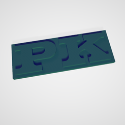 pkk.png STL file anagram vespa pk・3D printing model to download