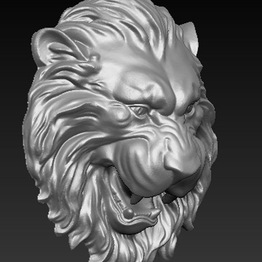 Lion_Relief_02.jpg Lion Relief 2 3D Model