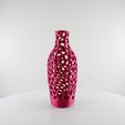 Voronoi-Bottle-Vase-by-Slimprint-2.jpg Fichier STL Vase bouteille Voronoi | Vase de décoration | Slimprint・Objet pour imprimante 3D à télécharger, Slimprint