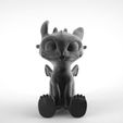 Toothless Dragon 3D printing 6.jpg Fichier STL Krokmou・Objet pour impression 3D à télécharger