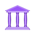 Greek-key-pillar-Greek-Parthenon--relief.stl Roman pillars Parthenon alter relief 3D print model