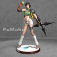 Yuffie21.jpg (PreSupport) 1/4 Yuffie Kisaragi Standing Posture Final Fantasy VII Remake