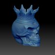 Shop4.jpg King Skull - STL-3D-print-Model