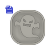 STL00341-1.png Ghost Silicone Mold Tray