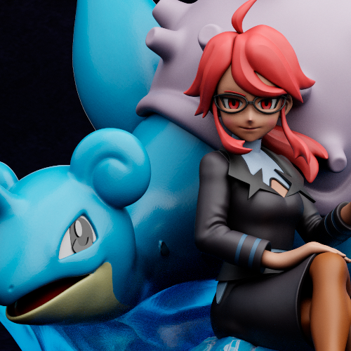 Cults3d.png Lorelei y Lapras - Elite Four