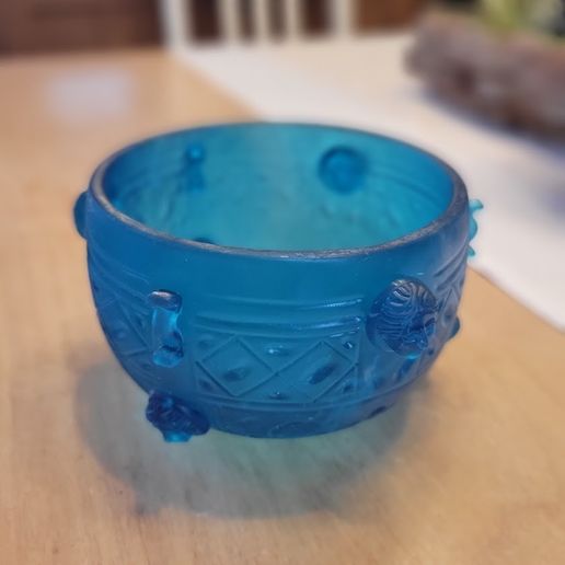 Roman hanging glass bowl 3D model preview