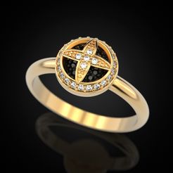 Adorable-Rings-3-Ring3-1.jpg STL file Adorable Rings 3 Ring3・3D print object to download