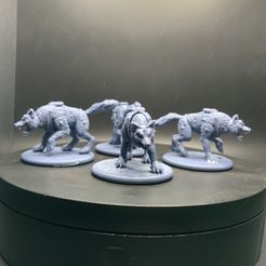IMG_4220.jpeg 3D file Chapter knights Viking wolves・Model to download and 3D print