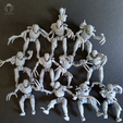 PrintFrontside_logo.png Space Terminator Zombies  - 11 Miniatures  - 28MM