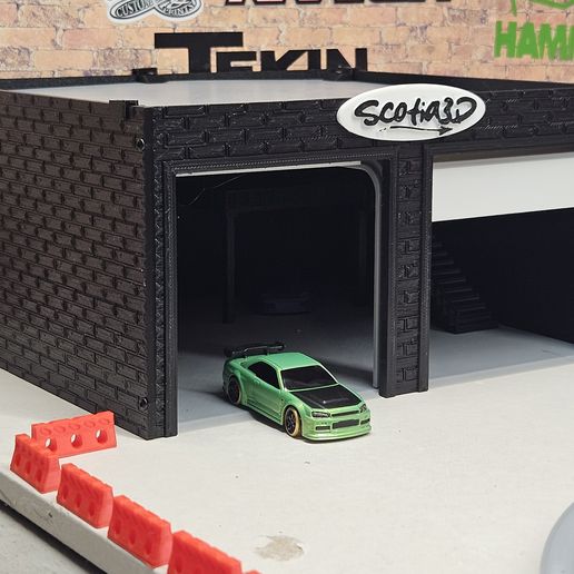 👽 1/76 - 1/64 SCALE GARAGE・ STL File for 3D printing・Cults