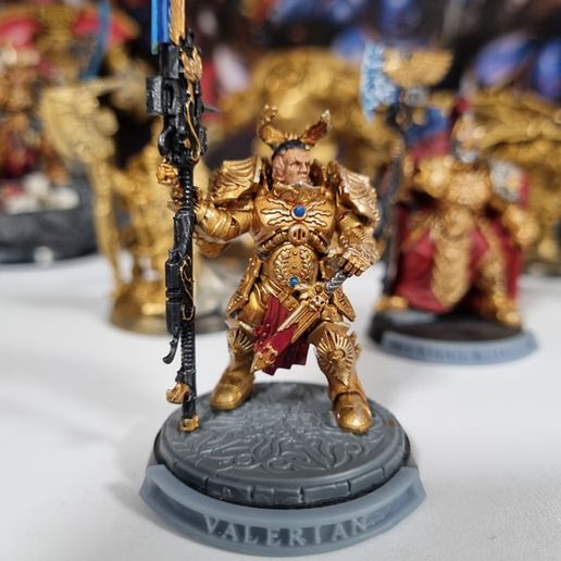 VALERIAN NAME PLATE 40MM 3D model