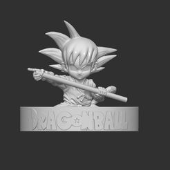 ZBrush-Document-01.jpg STL file Goku Incense Holder 3 Models・Model to download and 3D print