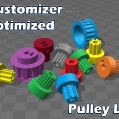67fb02bad26b548aec49bd0ae492e4e5_preview_featured.jpg Free SCAD file Parametric Pulley Library - Retainer improved・3D printing model to download, SnowHead