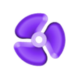 Three Blade Propeller v2 L.stl Hélice tripale V2