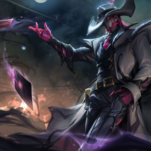 splashart.jpg Crime City Nightmare Twisted Fate - 12 Variant Print Pack (League of Legends)