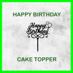 HAPPY_BIRTHDAY_CAKE_TOPPER_01.png Archivo STL HAPPY BIRTHDAY CAKE TOPPER 01・Modelo de impresión 3D para descargar