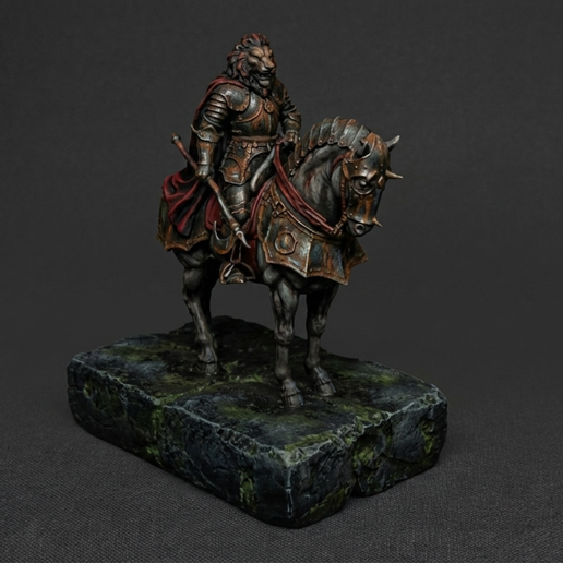 Alloces Goetia Demon STL Statue