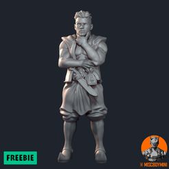 freebie.jpg STL-Datei Human Mastermind kostenlos・Design für 3D-Drucker zum herunterladen