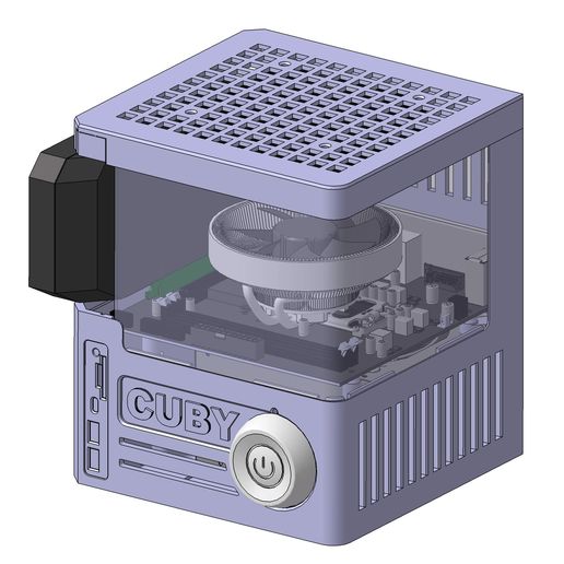 🖥️ M-ITX PC Case, MINI PC, Computer Case・ STL File for 3D printing・Cults