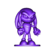 knuckles.stl STL file Knuckles - Sonic The Hedgehog 2・3D printable design to download