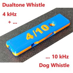 Title-q.jpg Fichier STL gratuit Sifflet 2 en 1 (chien + standard)・Modèle pour imprimante 3D à télécharger