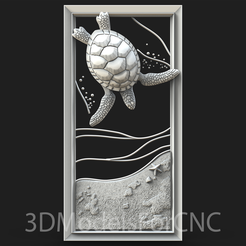 1.png Modèle 3D Fichier STL pour CNC Router Laser & 3D Printer Sea Life 5