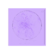 14-Mount Shasta-California Cuadro.stl Mount Shasta - California - USA - Circular - Plate - Base for Pens