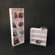 20231125_110137-f.jpg Two Miniature Bookcases - Miniature Furniture 1/12 scale