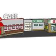 Corner Gas Scenic.JPG 3D file PREMIUM N Scale Rural Town Gas Station & Cafe (#1 of 7 in set)・3D printing model to download