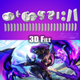 EveSF03.png Evelynn Soul Fighter League of Legends STL files
