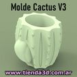 molde-cactus-v3-2.jpg Cactus Flowerpot Mold V3