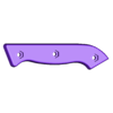 Cacha -Pieza2.STL Knife blades, blade grips, knife