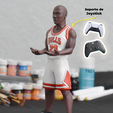JORDAN-PIEZA-02.png MOBILE PHONE AND JOYSTICK HOLDER: MICHAEL JORDAN BULLS NBA
