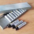 20200918_184847.jpg Free STL file Box for AAA batteries・3D printing design to download