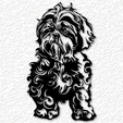 project_20230517_1423503-01.png Realistic poodle dog Wall Art toy poodle Wall Decor 2d art