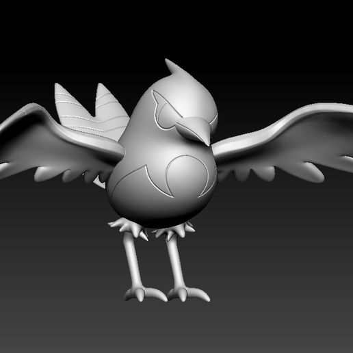 Stl File Pokemon Fletchinder 3d Printing Model To Download Cults