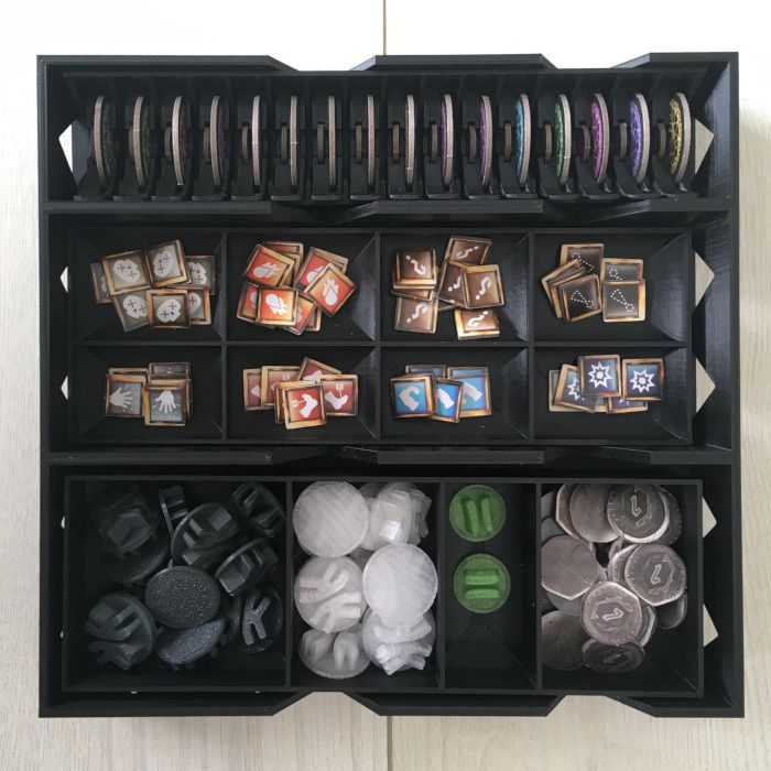 Download free STL file Gloomhaven Token and Stand organizers set • 3D ...