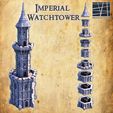 Imperial-Watchtower-1-p.jpg Imperial Watchtower - Tabletop Terrain - 28 MM