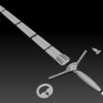 Preview17.jpg Geralt Steel Sword - Netflix Version 3D print model