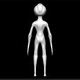 alien_3.jpg Alien Model - Sci-Fi Alien STL - Extraterrestrial Figure 3D -  Alien Creature Design -  Space Alien 3D Print